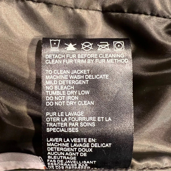 M. Miller Orange Nora Quilted Vest with Fur Sz-S - Picture 13 of 13